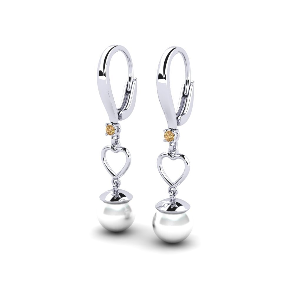 Brown Diamond Women's Earring Tatreals