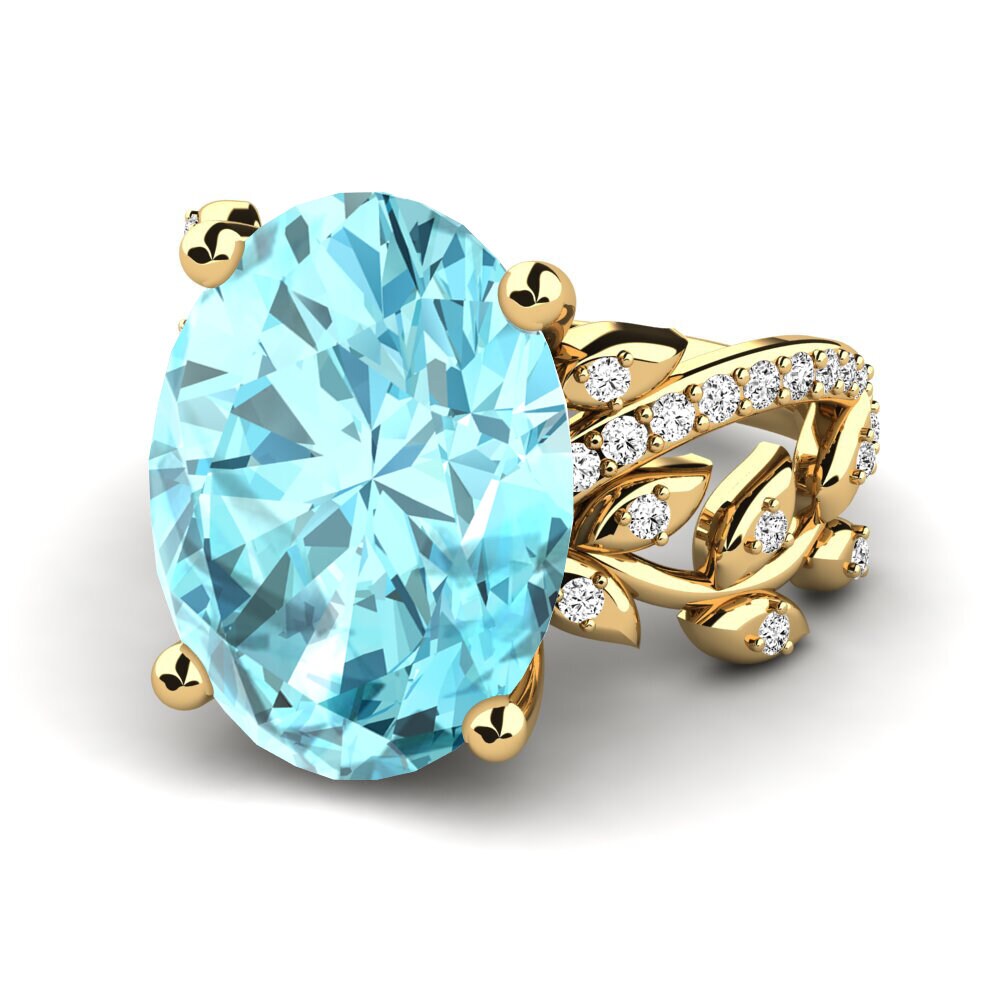 Blue Zircon Ring Tatum