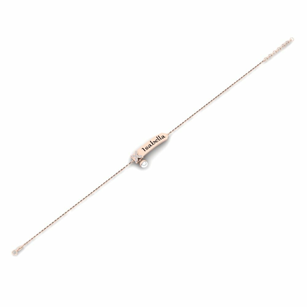 18k Oro Rosa Pulsera de Mujer Taunan