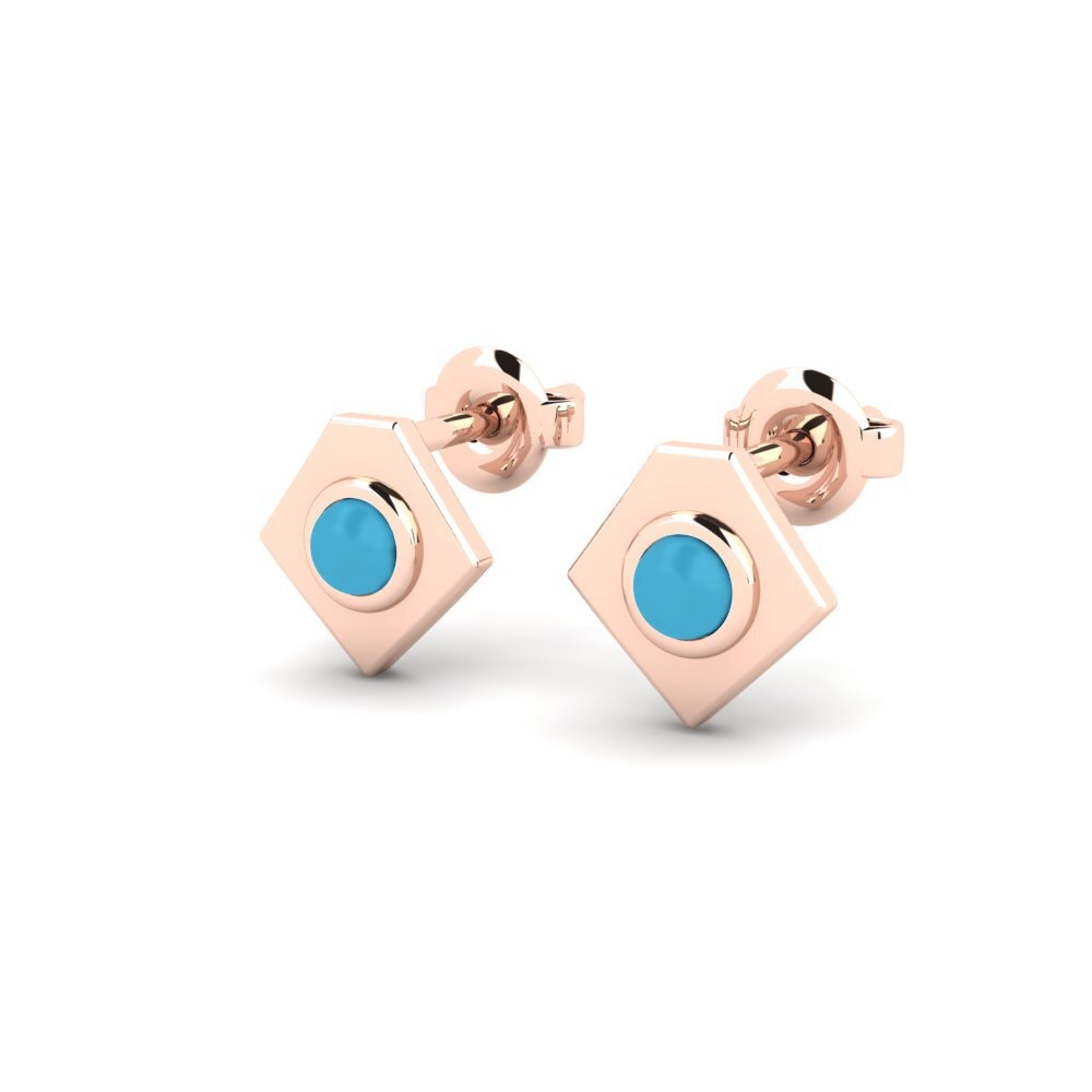 14k Rose Gold Women's Earring Tausayi - B