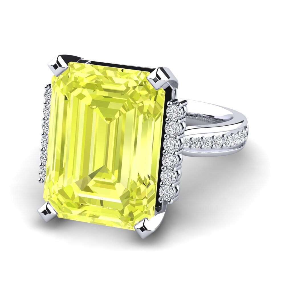 Lemon Quartz Ring Tayna
