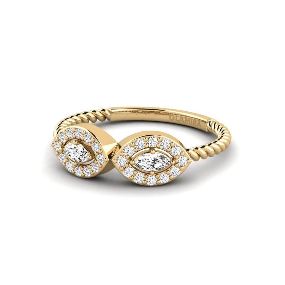 Moissanite Anel Tcejnu