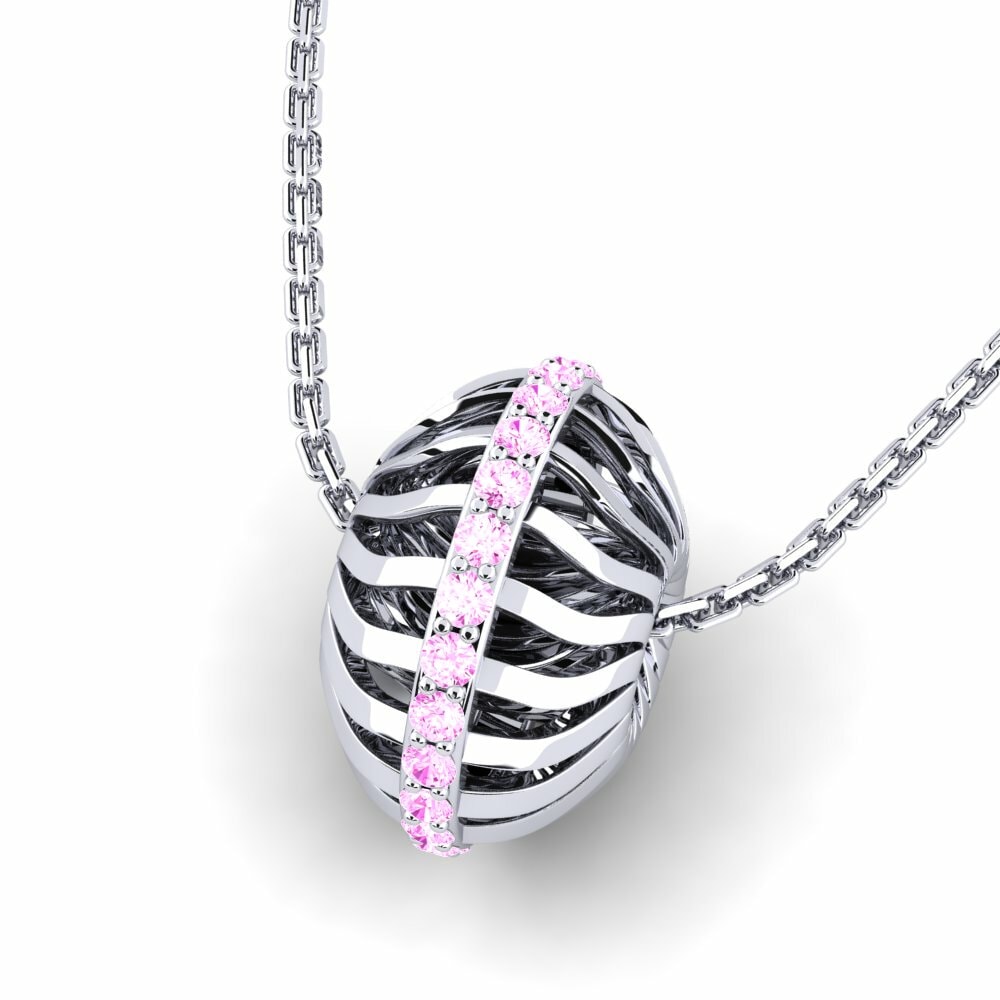 Pink Sapphire Women's Pendant Temperatura