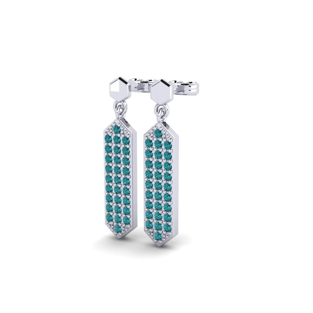 Blue Diamond Women's Earring Tempo