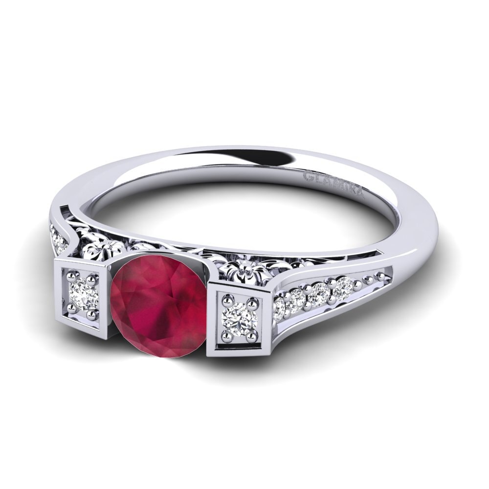Rubí Anillo de compromiso Tenby