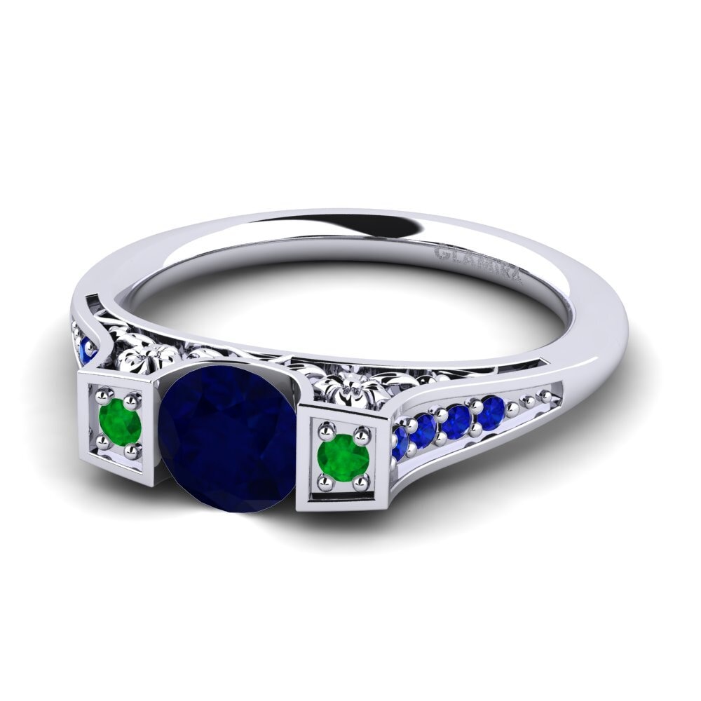 Sapphire Engagement Ring Tenby