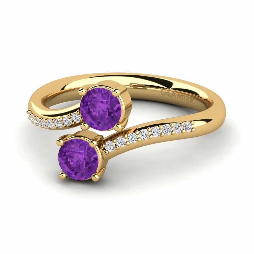 Améthyste Bague de fiançailles Ternisha