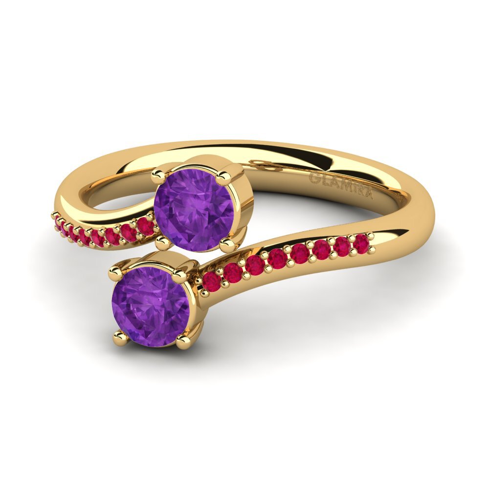 Amethyst Engagement Ring Ternisha