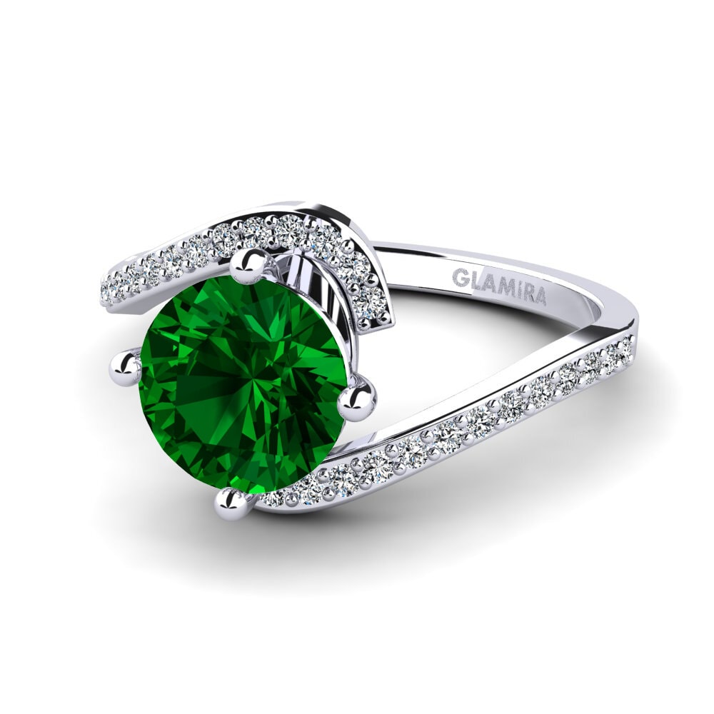 Green Zirconia Women's Ring Ters