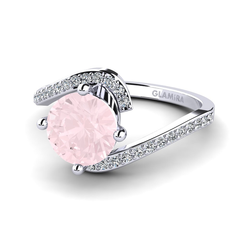 Rose Quartz Women's Ring Ters