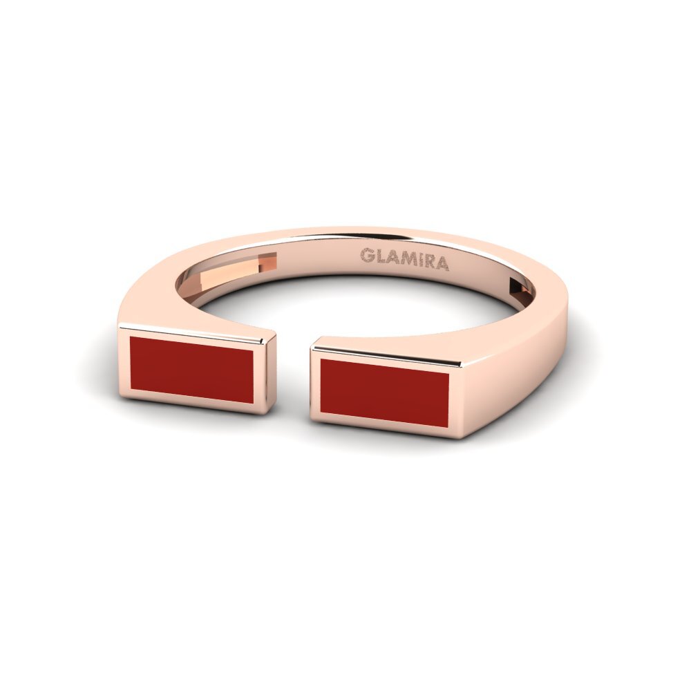 Rotgold 375 Ring Tevet