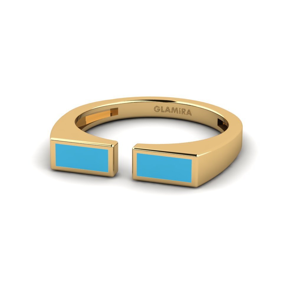 Gelbgold 750 Ring Tevet