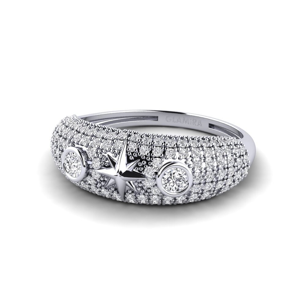 Diamante cultivado en laboratorio Anillo Thabit