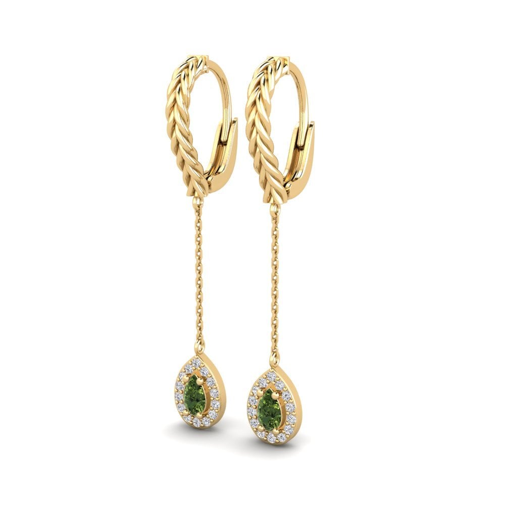 Green Sapphire Women's Earring Thamani