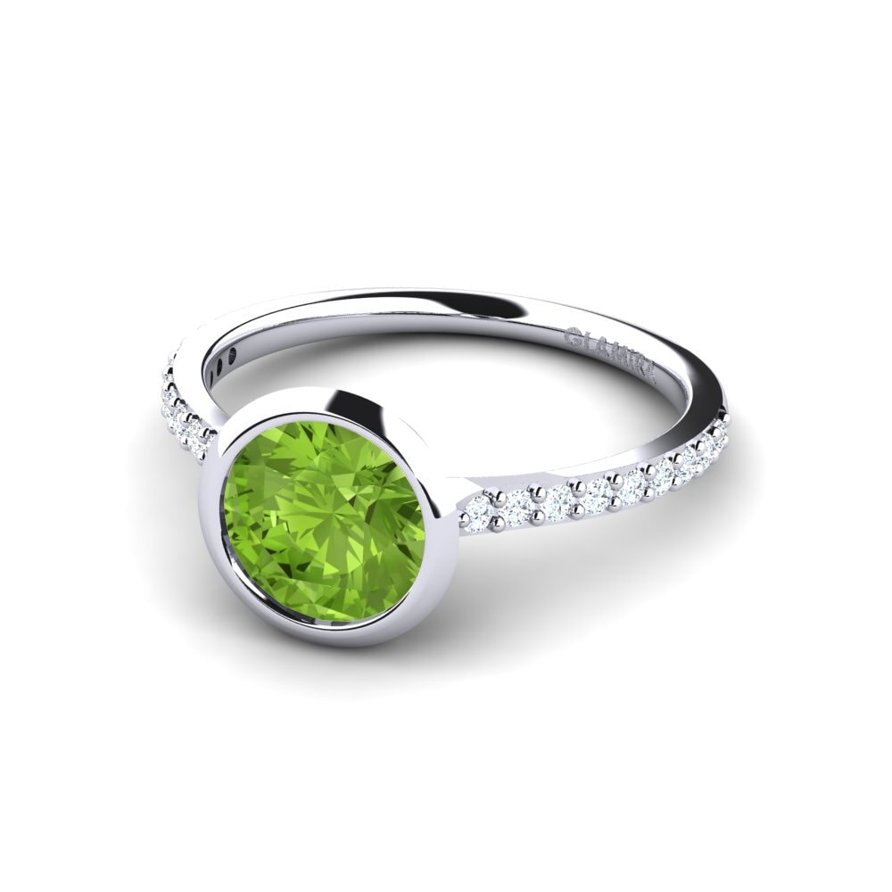 Peridoto Anillo de compromiso Thandie