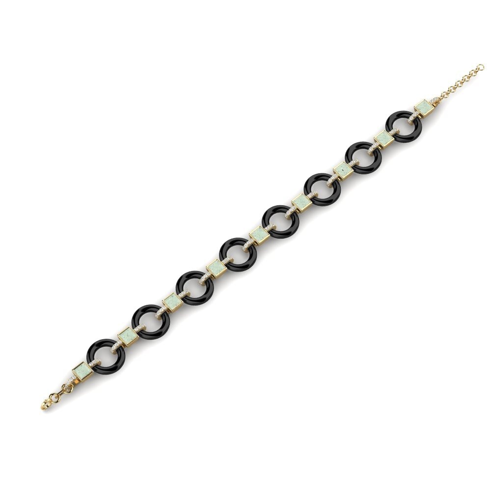 Amatista verde Pulsera de Mujer Theberge