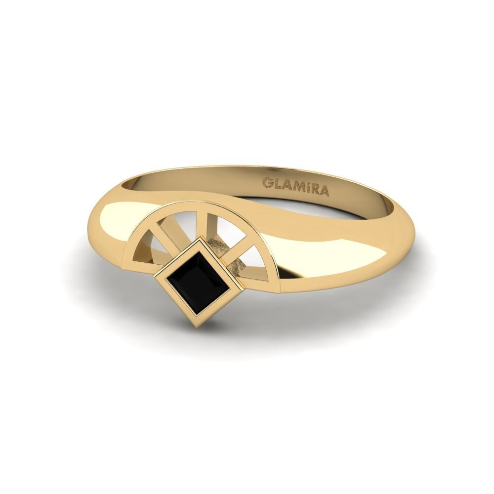 Zafiro negro Anillo Thindrel