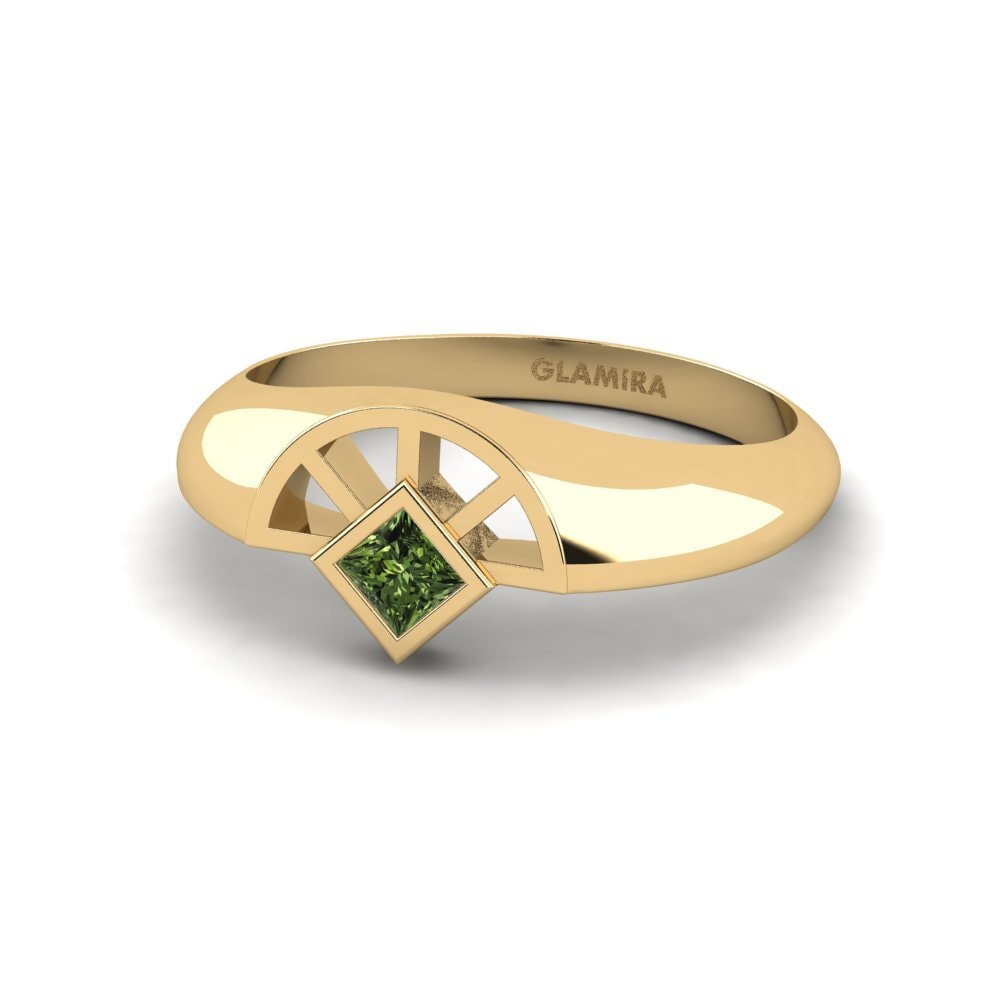 Grüner Saphir Ring Thindrel