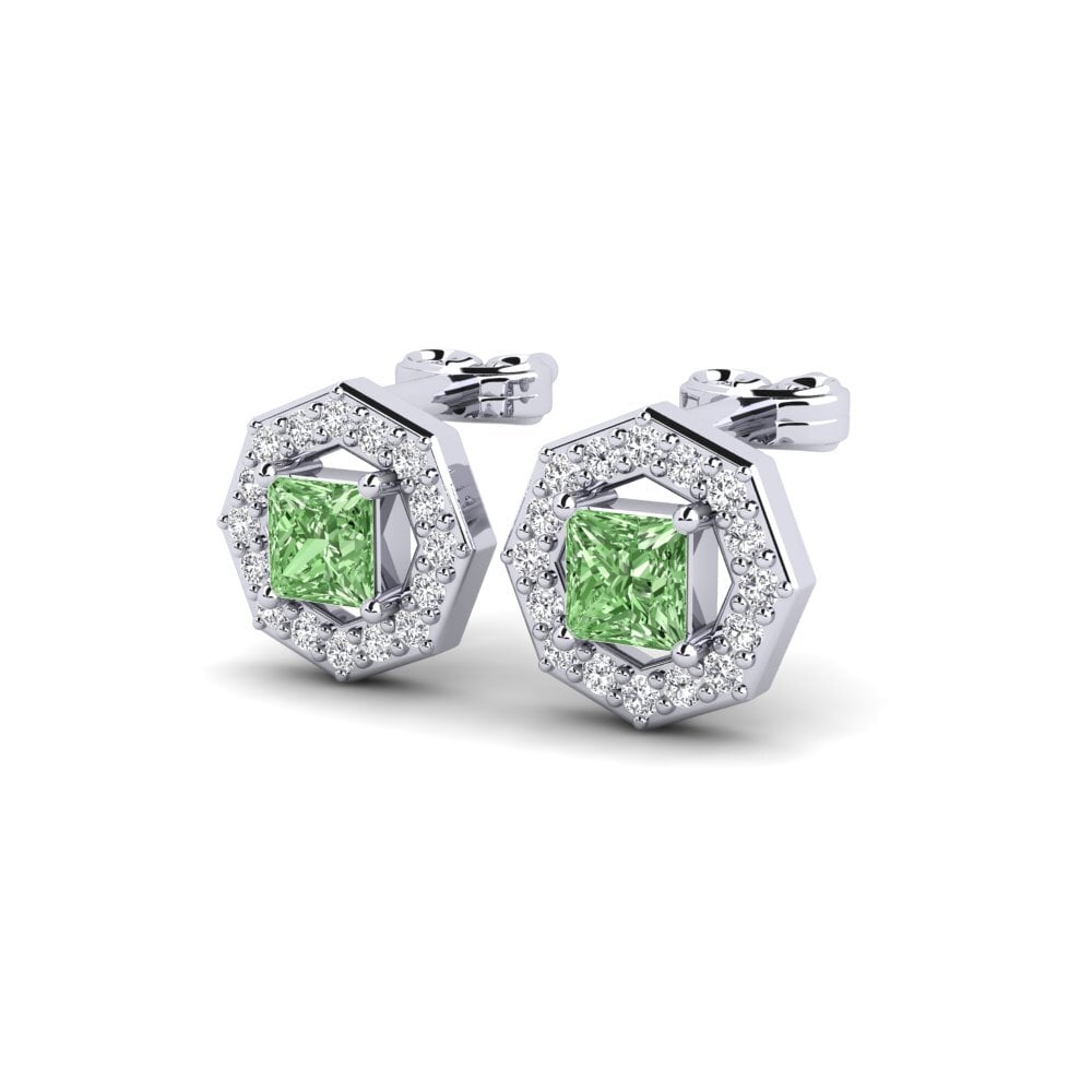 Green Diamond Women's Earring Thoman