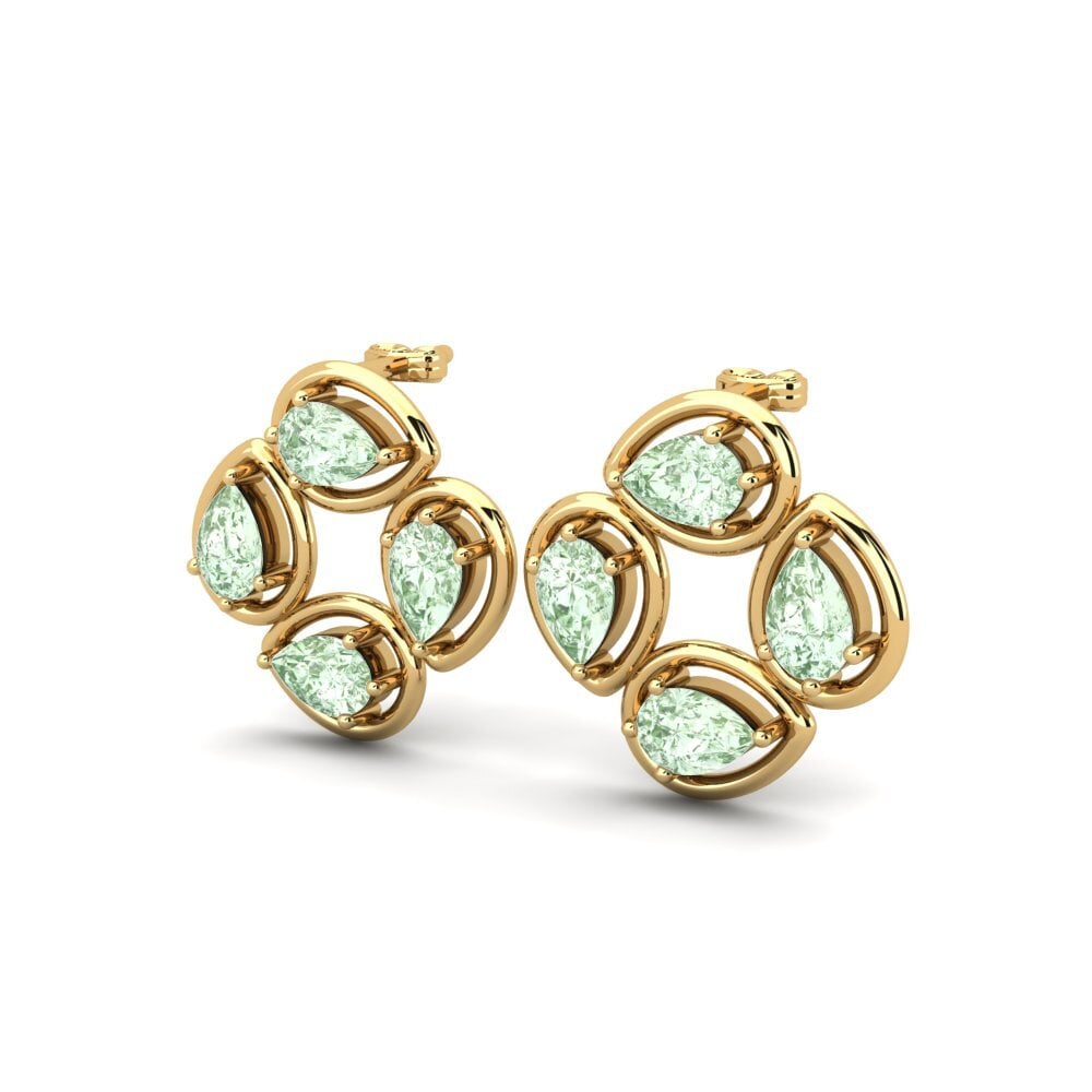 18ct Yellow Gold Women's Earring Tiahna
