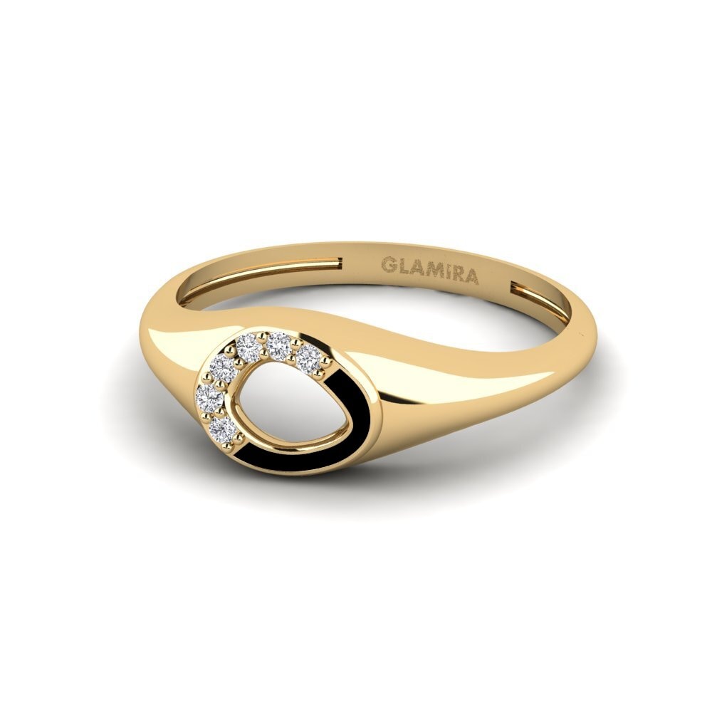 Labor-gezüchteter Diamant Ring Tief
