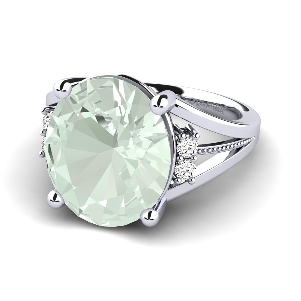 Green Amethyst Ring Tienette
