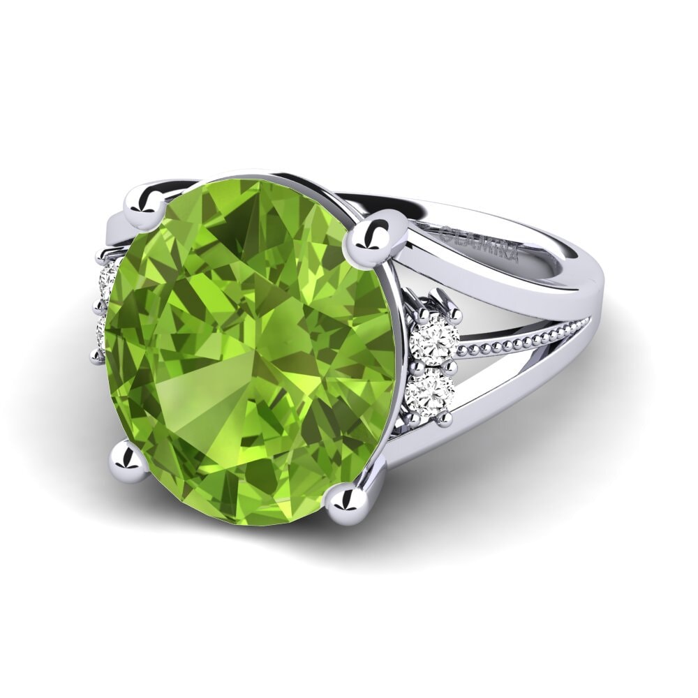 Peridoto Anillo Tienette