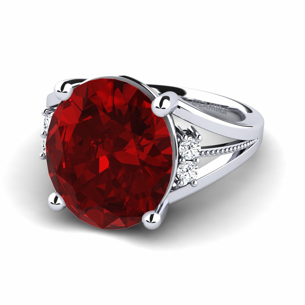 Anillos Rubí Piedra Grande