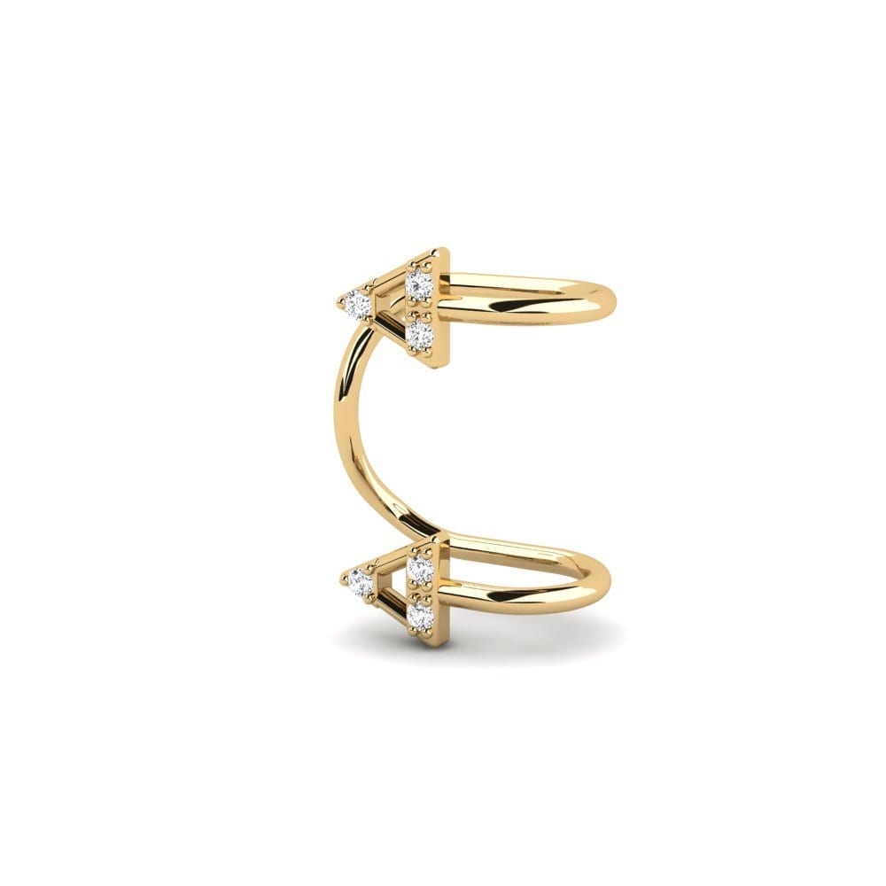 Saphir Blanc Boucle d'oreille femme Tilem