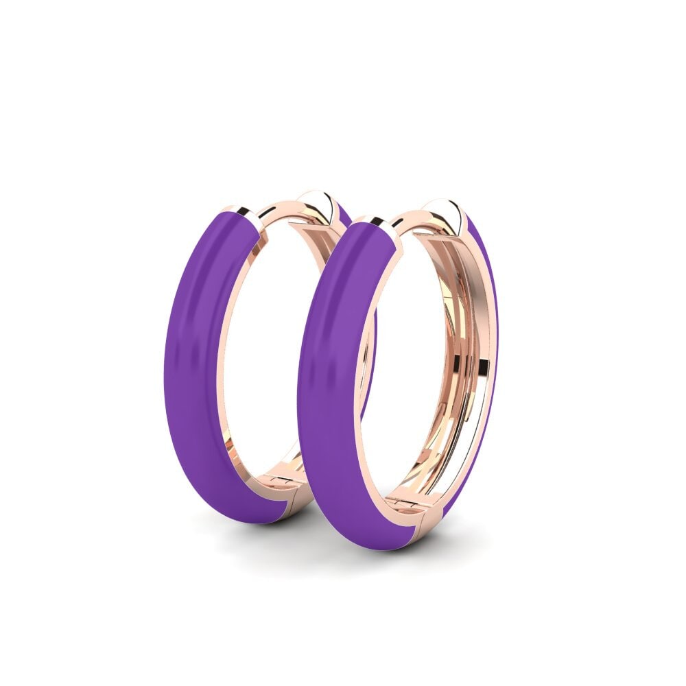 Oro Rosso 375 Orecchini Tilsted
