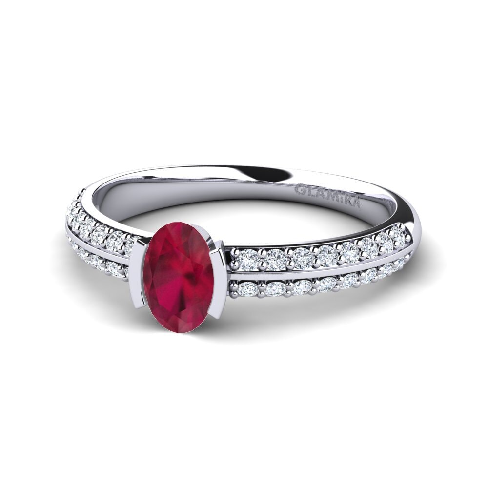 Rubí Anillo de compromiso Timaula