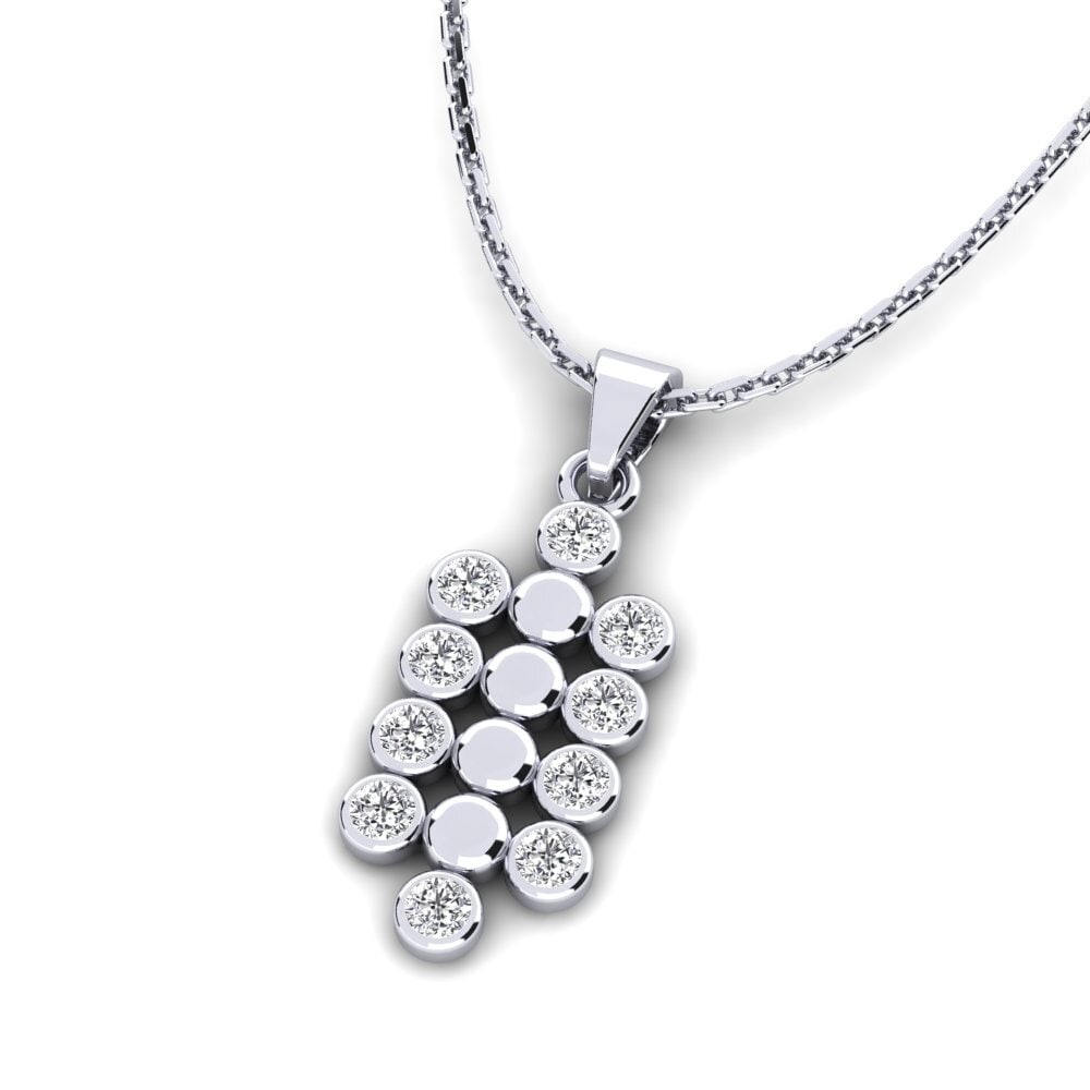 Ciondolo A Croce Uomo In Moissanite 3 Carati - Argento 925 Placcato Oro Bianco 14K - Foto 4
