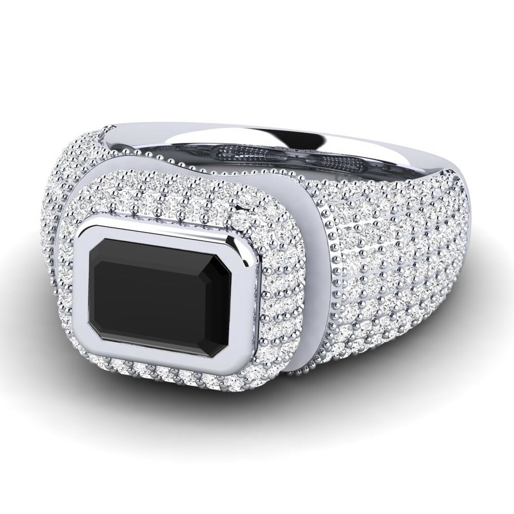 Black Diamond Engagement Ring Timerica