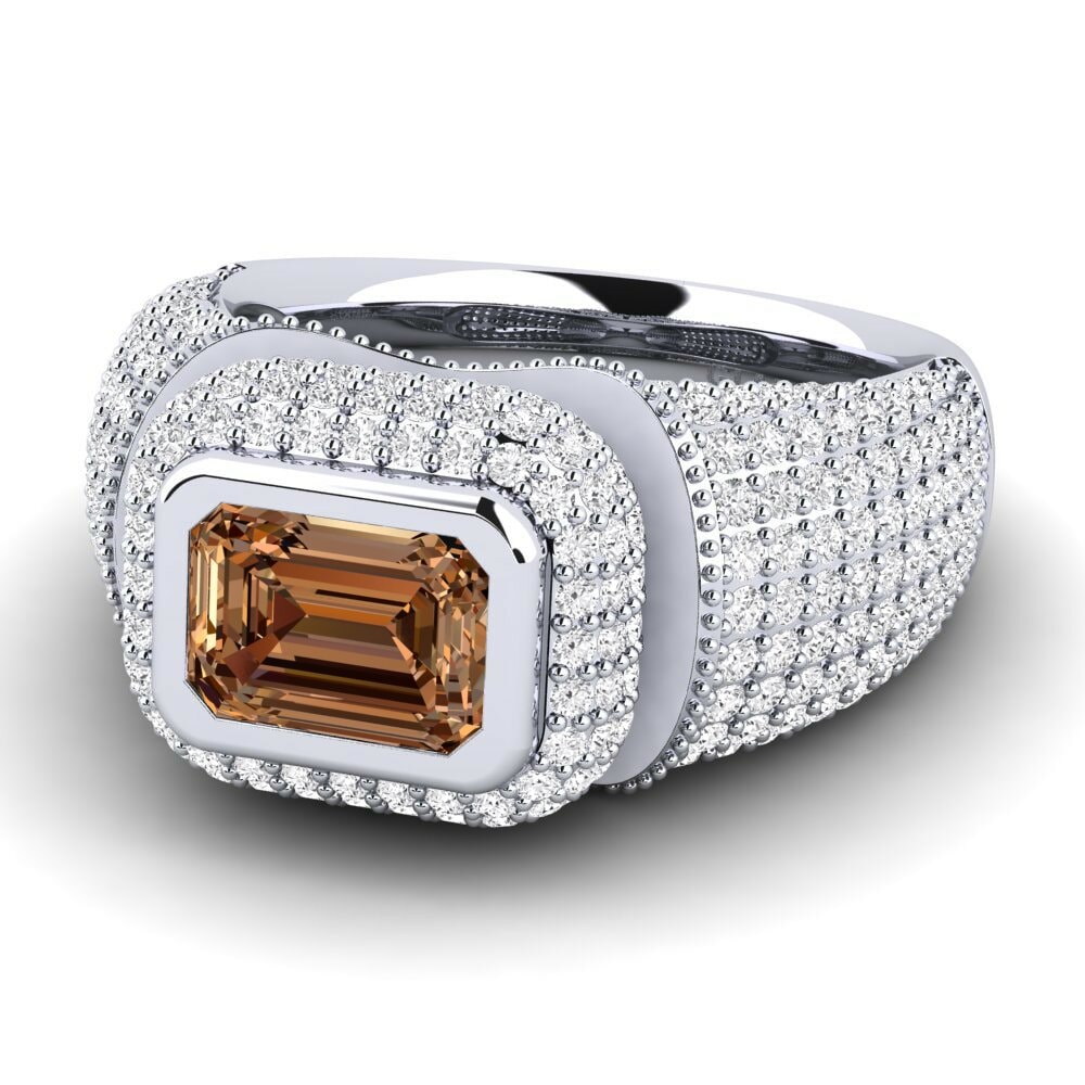 Brown Diamond Engagement Ring Timerica