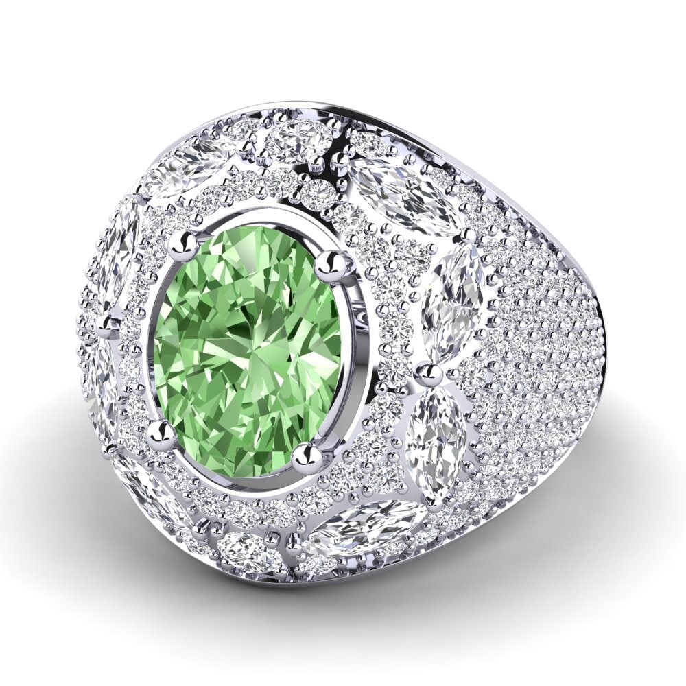 Green Diamond Ring Timonie