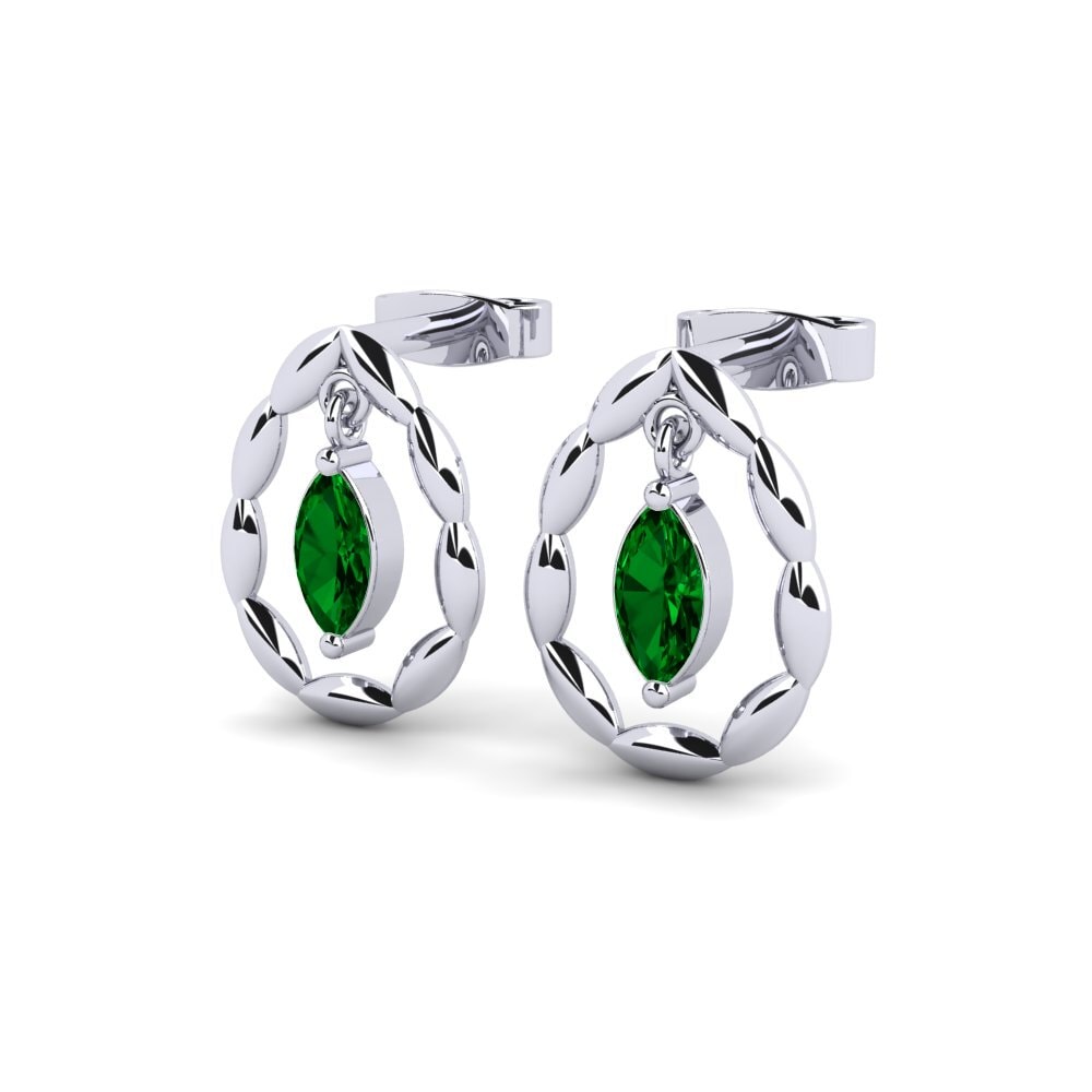 Marquesa Circonita Verde Pendiente de mujer Tinna