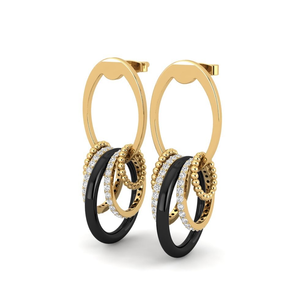 Moissanite Brincos Feminino Tinnin