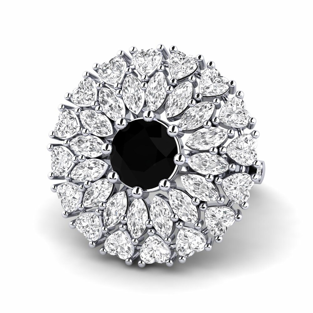 Premium Black Diamond Engagement Rings
