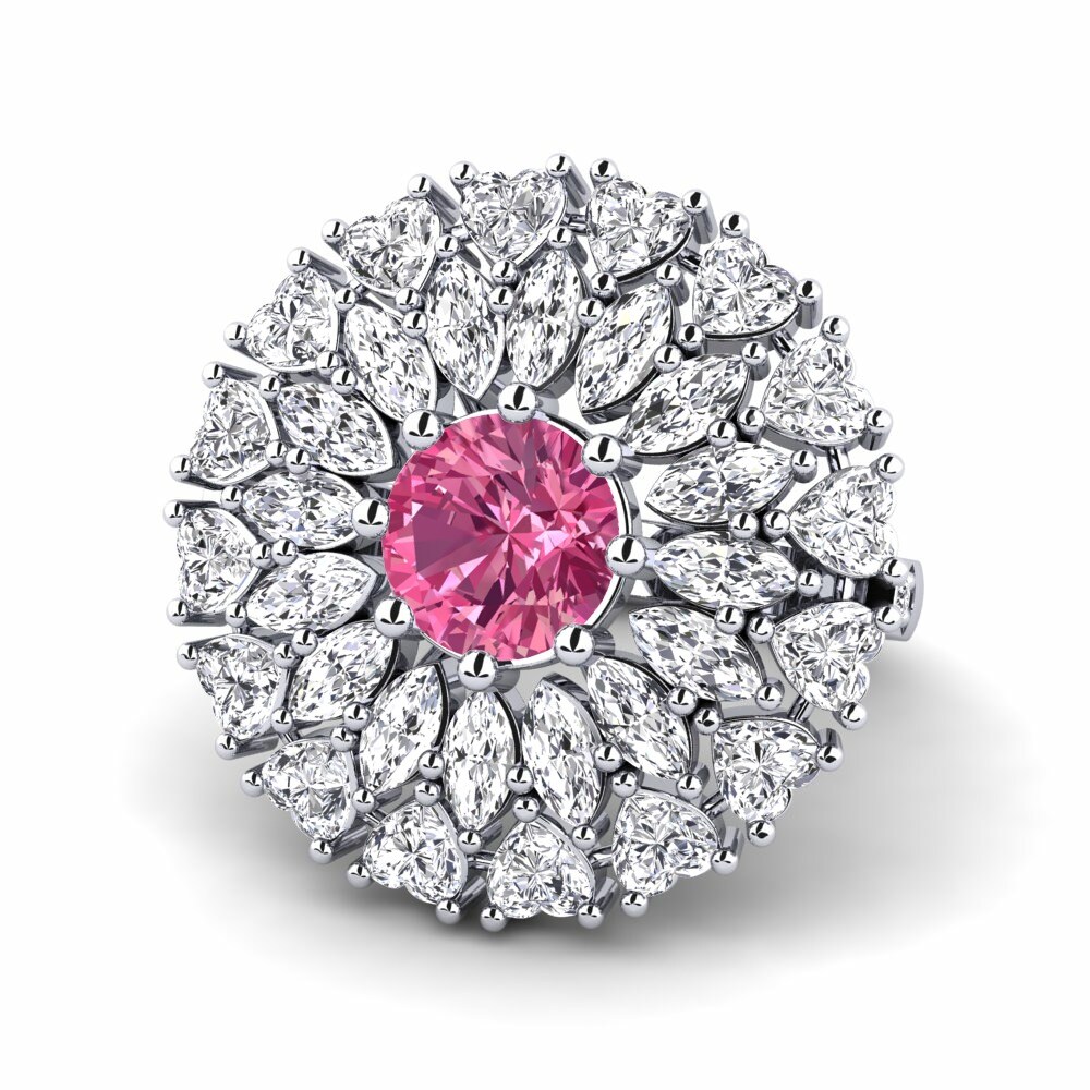 Premium Pink Tourmaline Engagement Rings