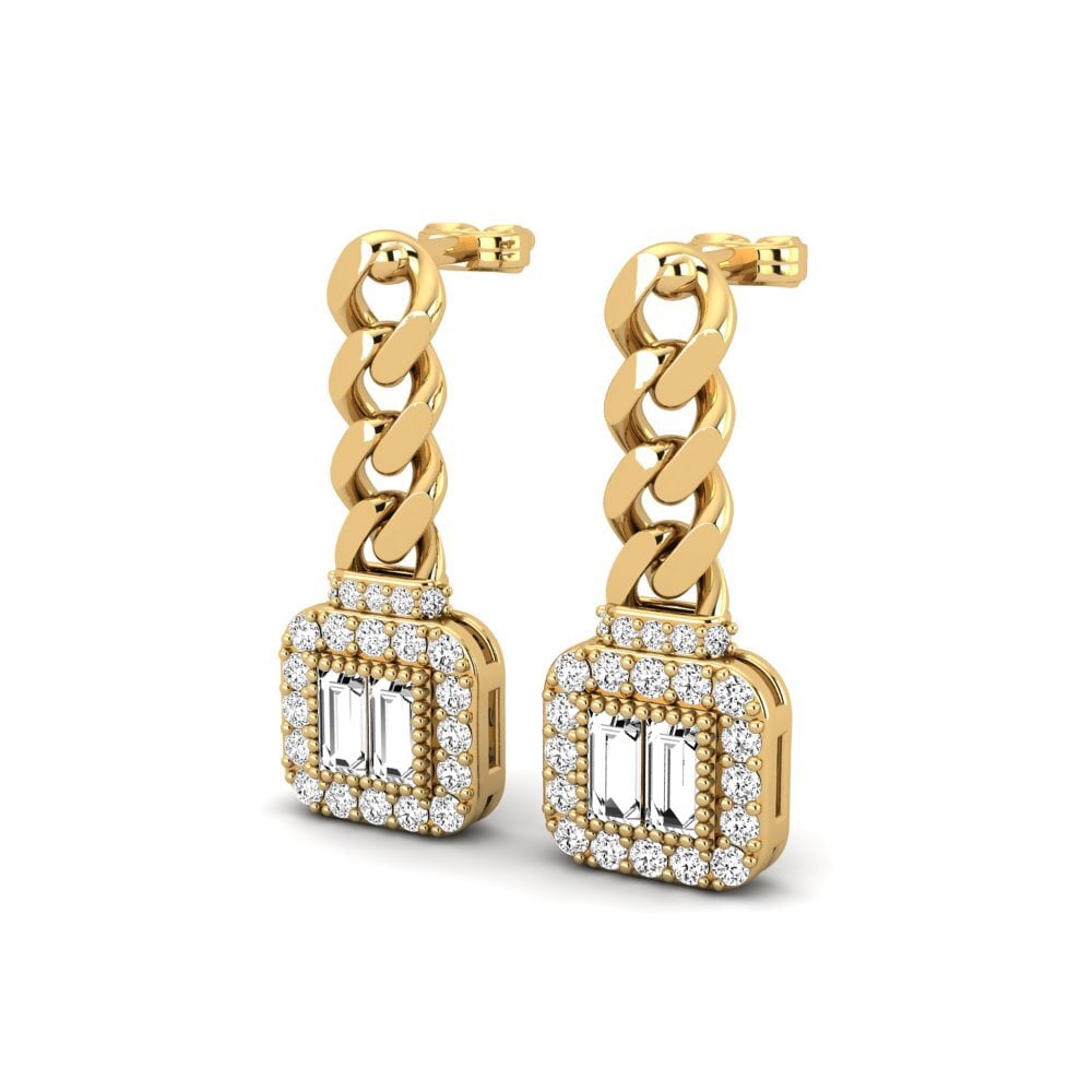 Đá Moissanite Bông tai nữ Tippit