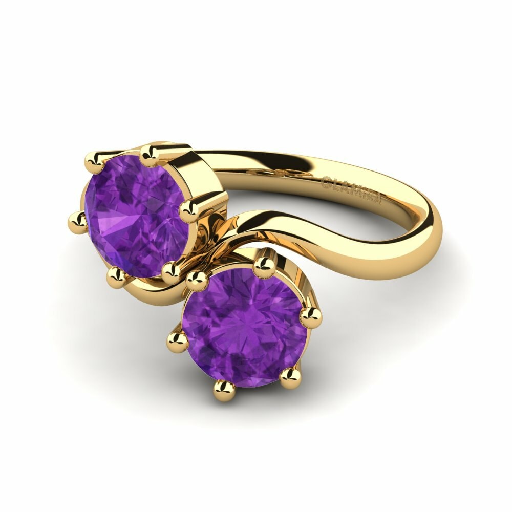 Améthyste Bague de fiançailles Tivona