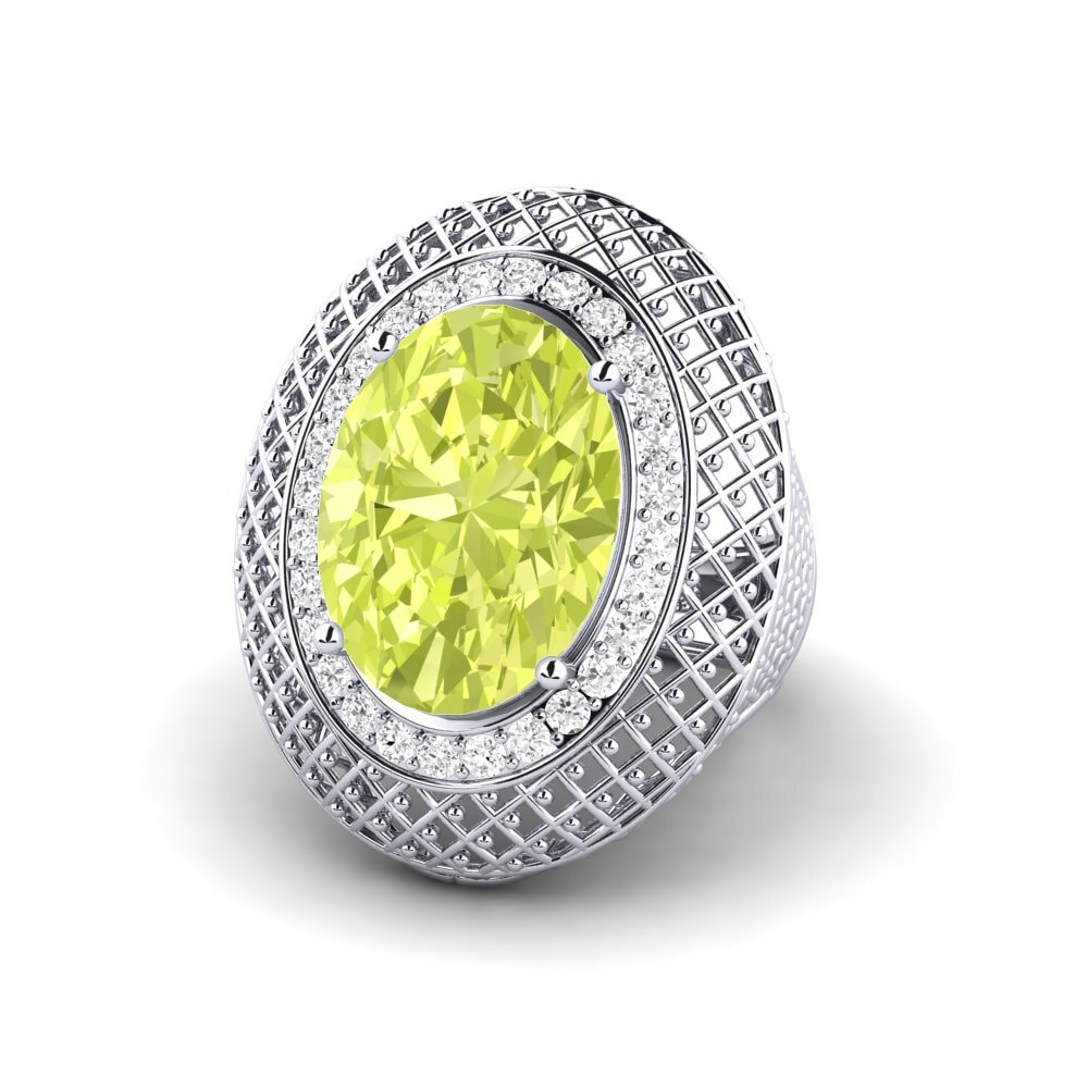 Lemon Quartz Ring Tiw