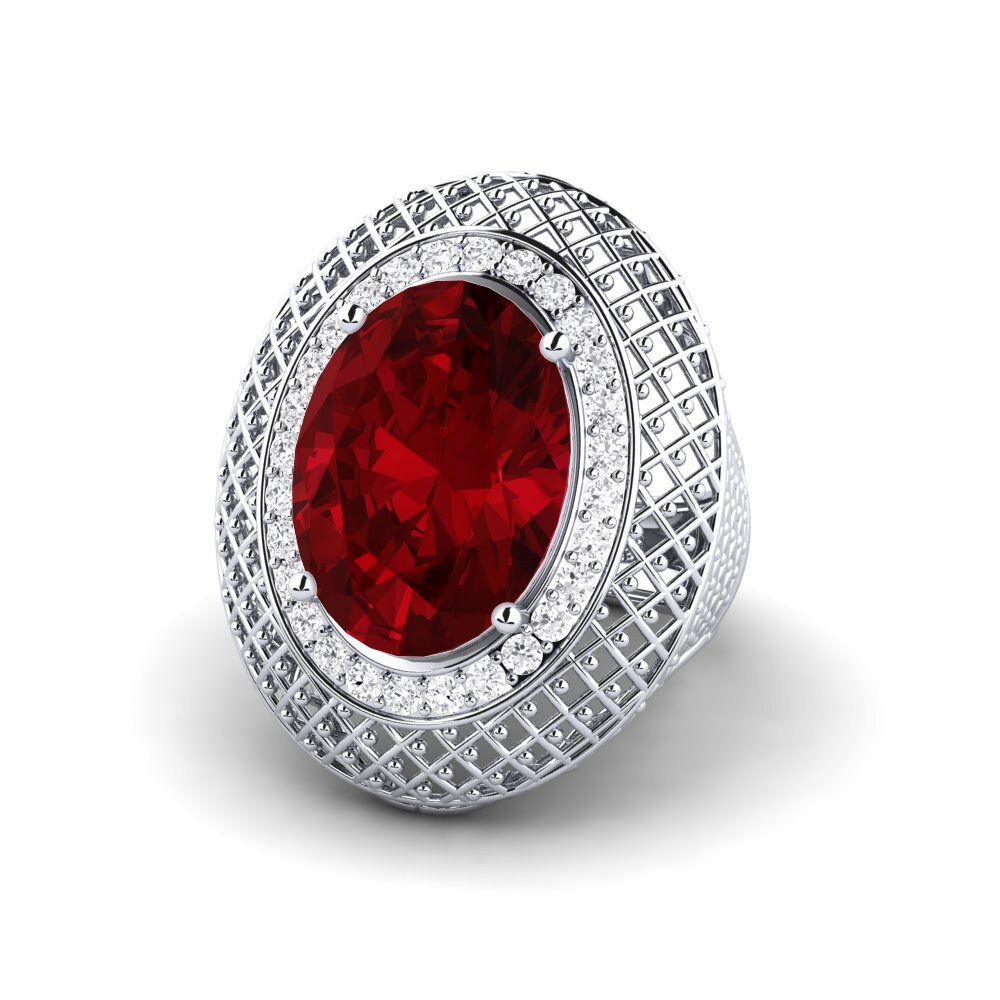 ruby-zirconia Cincin Tiw