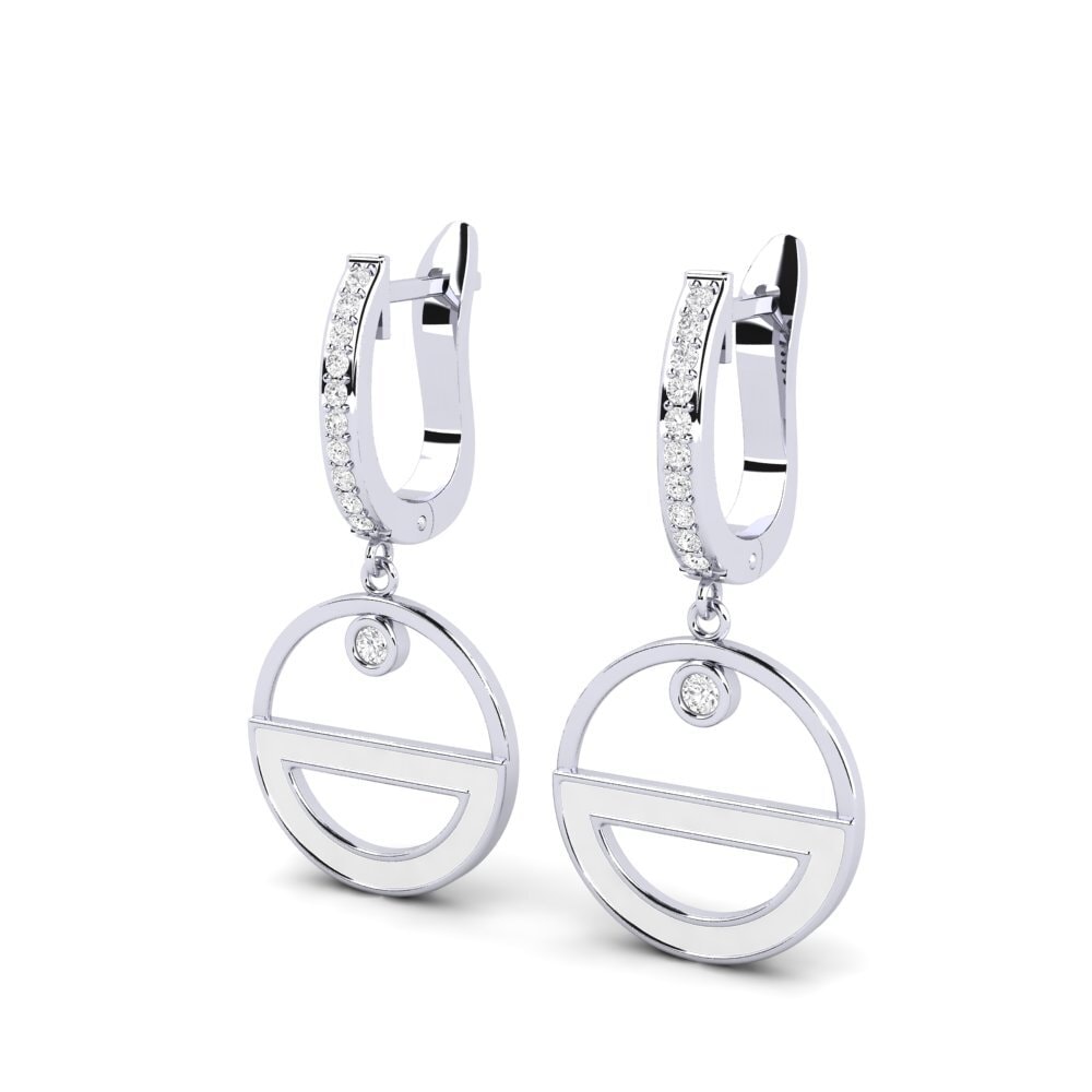 White sapphire Women's Earring Toddayn