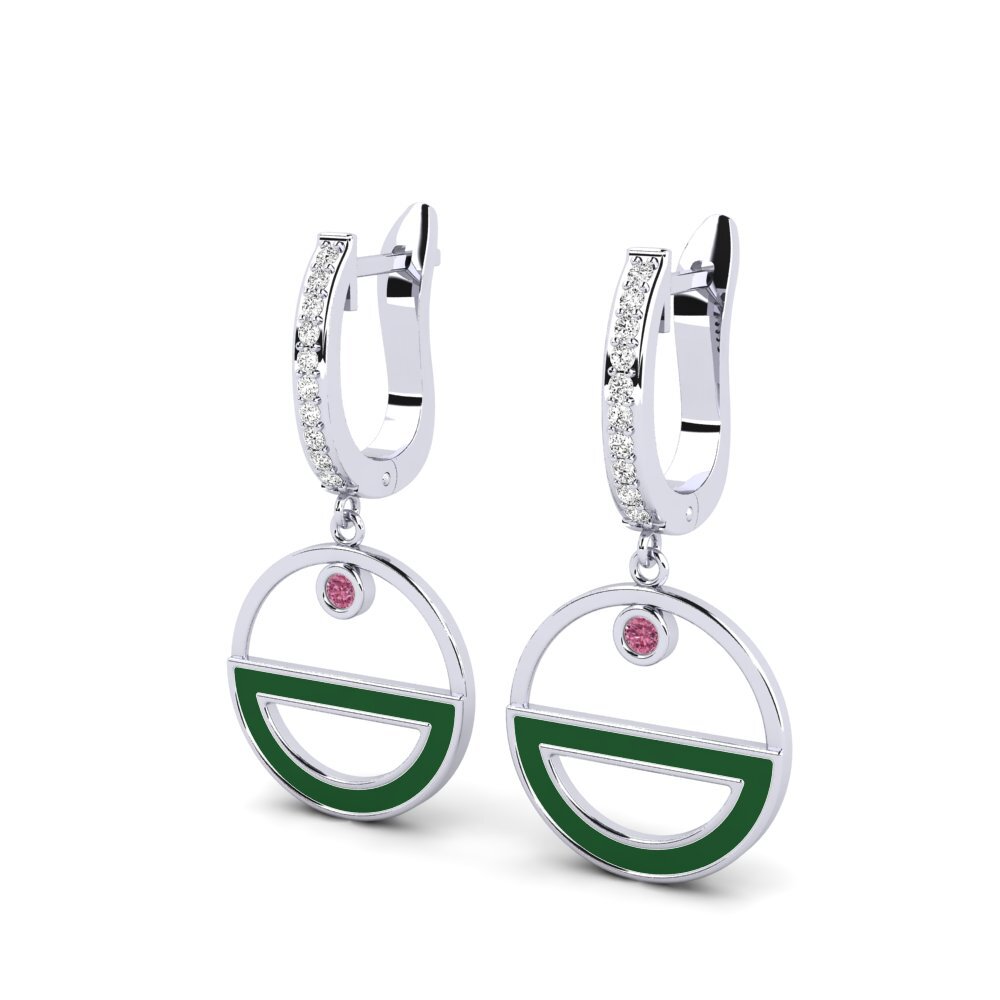 Rhodolite Garnet Women's Earring Toddayn