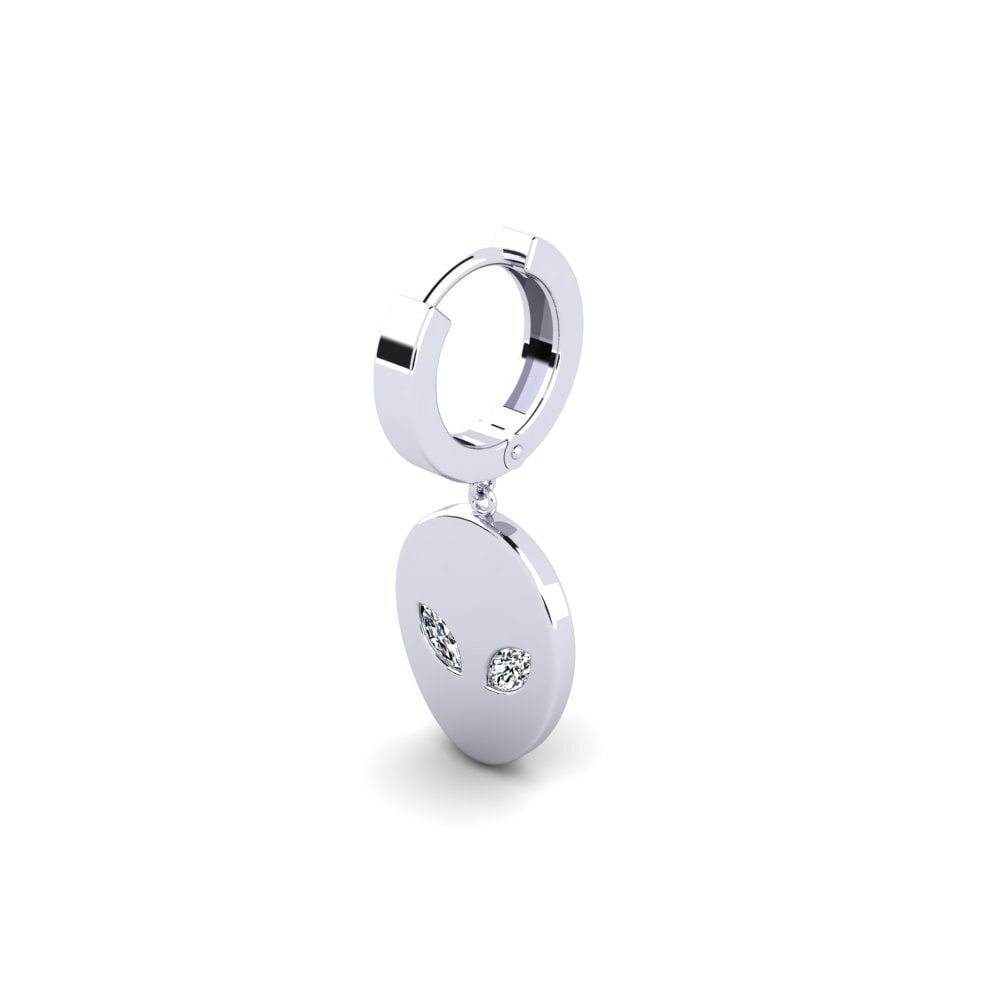 Plata 925 Marquesa Pendiente para hombre Toes