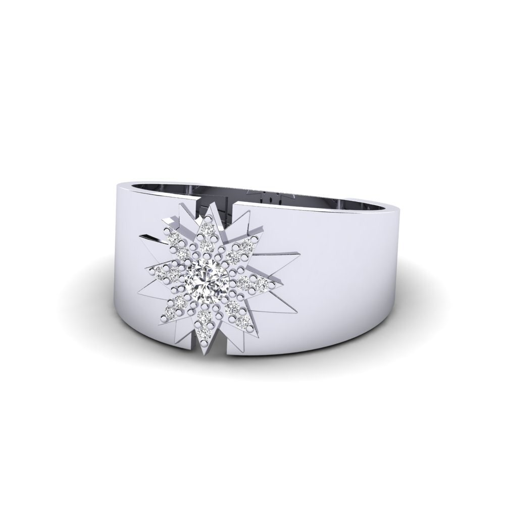 Diamante cultivado en laboratorio Anillo Tohil