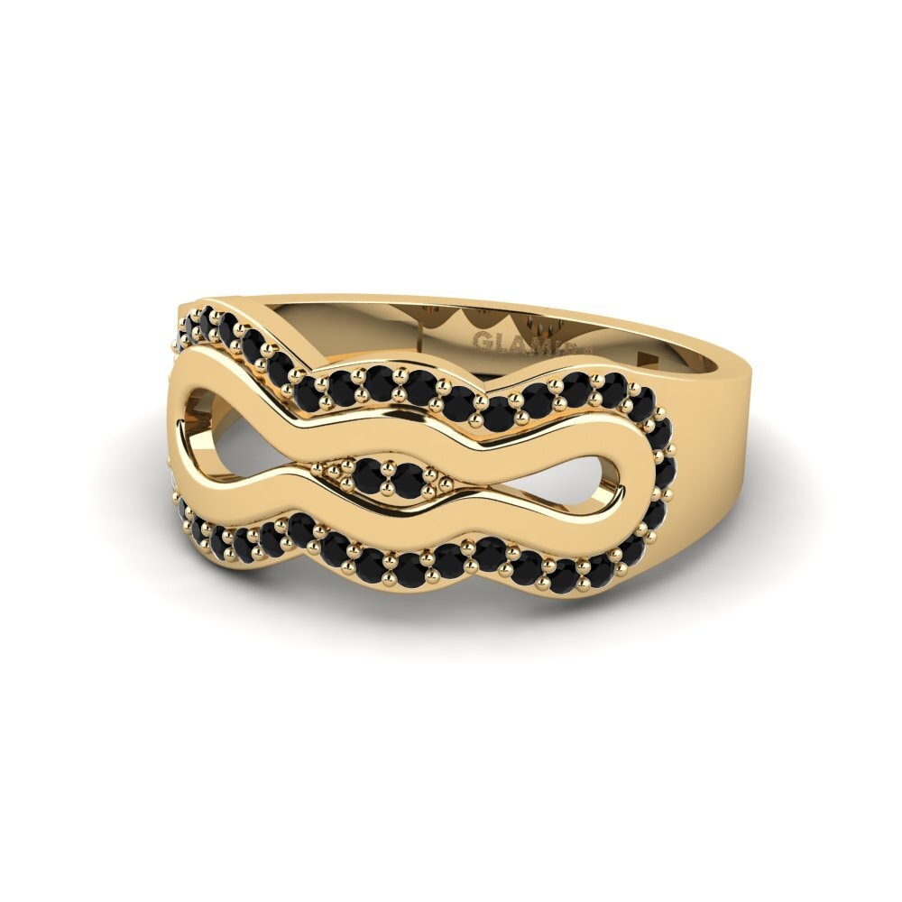 Zafiro negro Anillo Tollomas