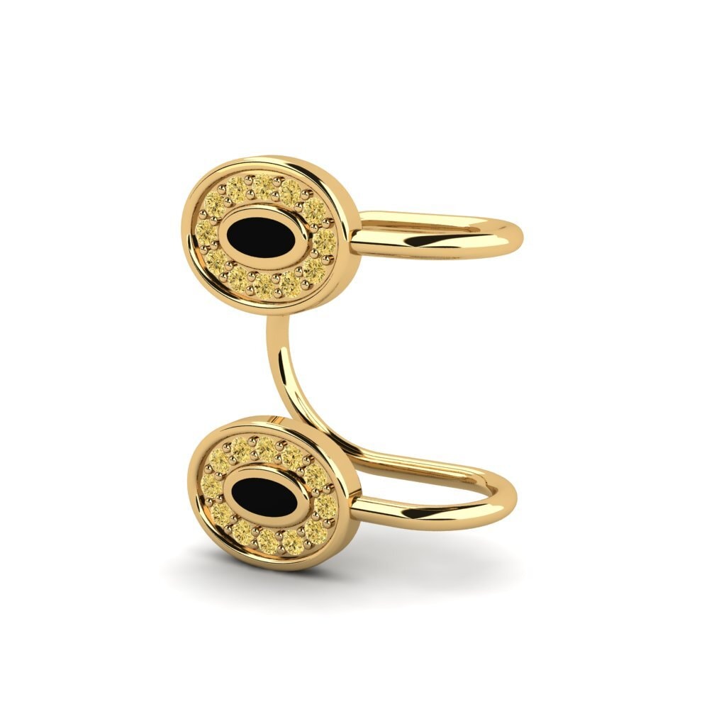 Yellow Diamond Women's Earring Tonette