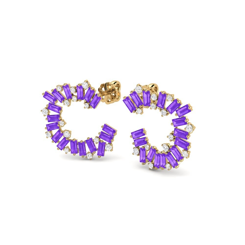 Amethyst SYLVIE Earring Tonne